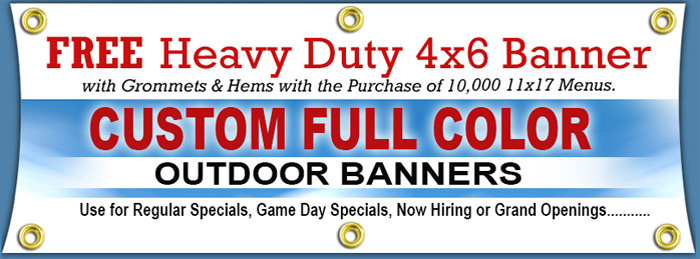 Free Outdoor Banner