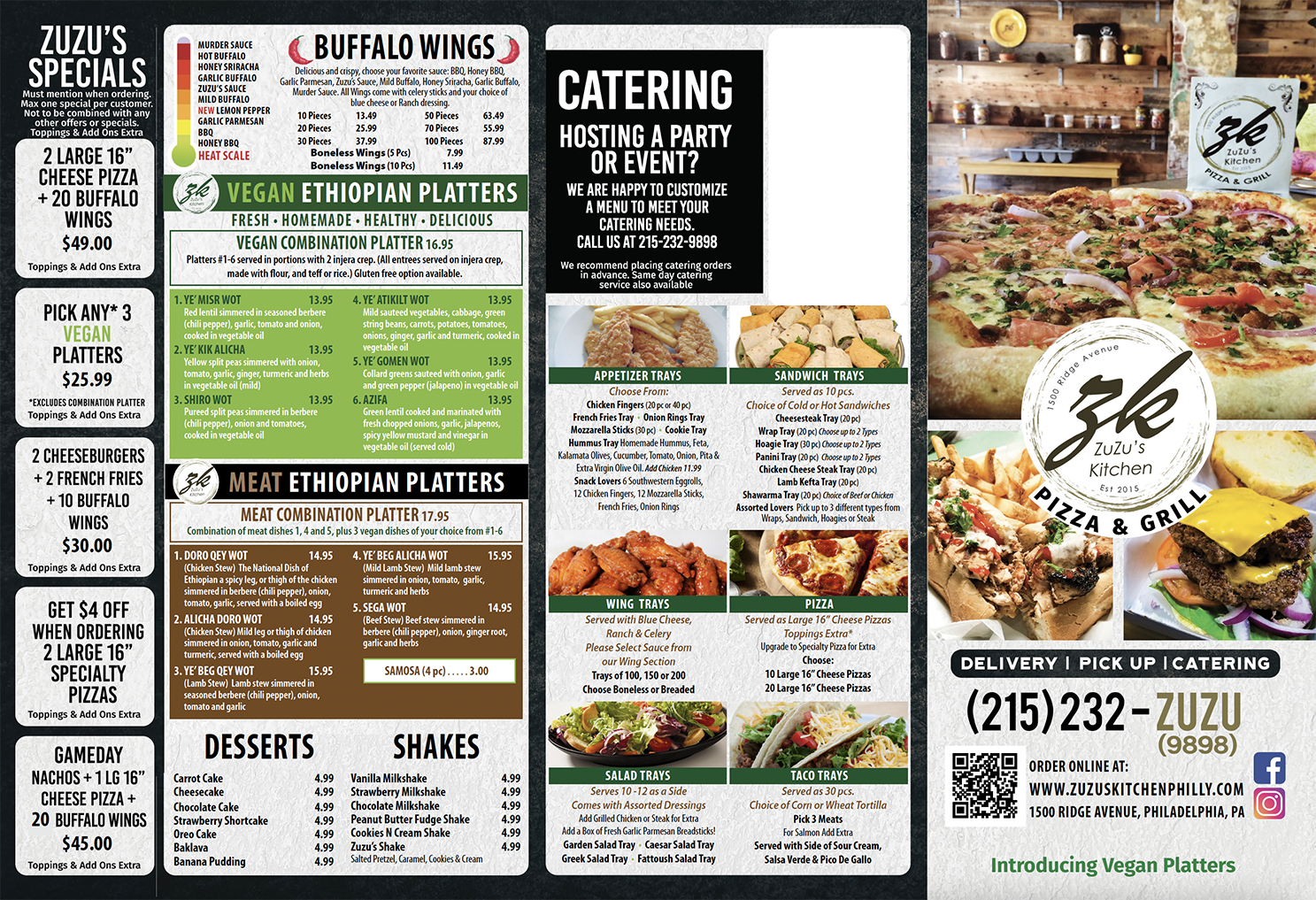 ZuZus Menu 1